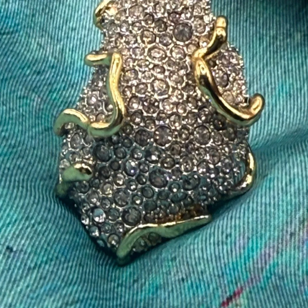 Alexis Bittar Solanales Large Crystal Pave Geode Ring